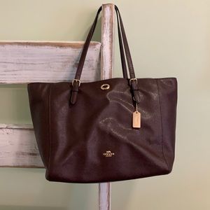 Coach Maroon Work Bag